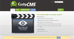 Desktop Screenshot of cushycms.com